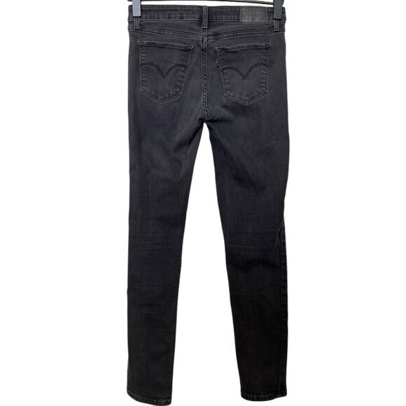 Levi’s Black 711 Skinny Jeans size 27 - Picture 2 of 3